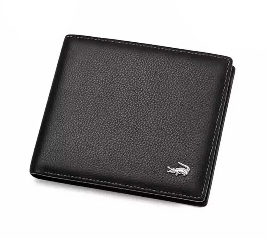 লেদার মেনস ওয়ালেট -Black