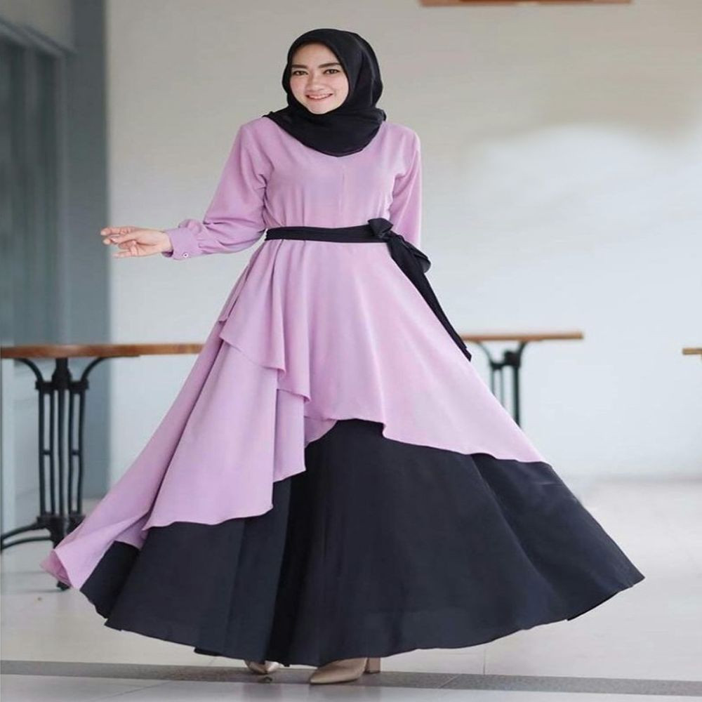 Dubai Cherry Borka for Women